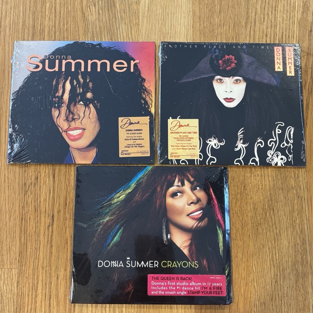 Donna Summer 3xCD Lot Donna Summer ANOTHER PLACE & TIME Crayons SEALED NEW